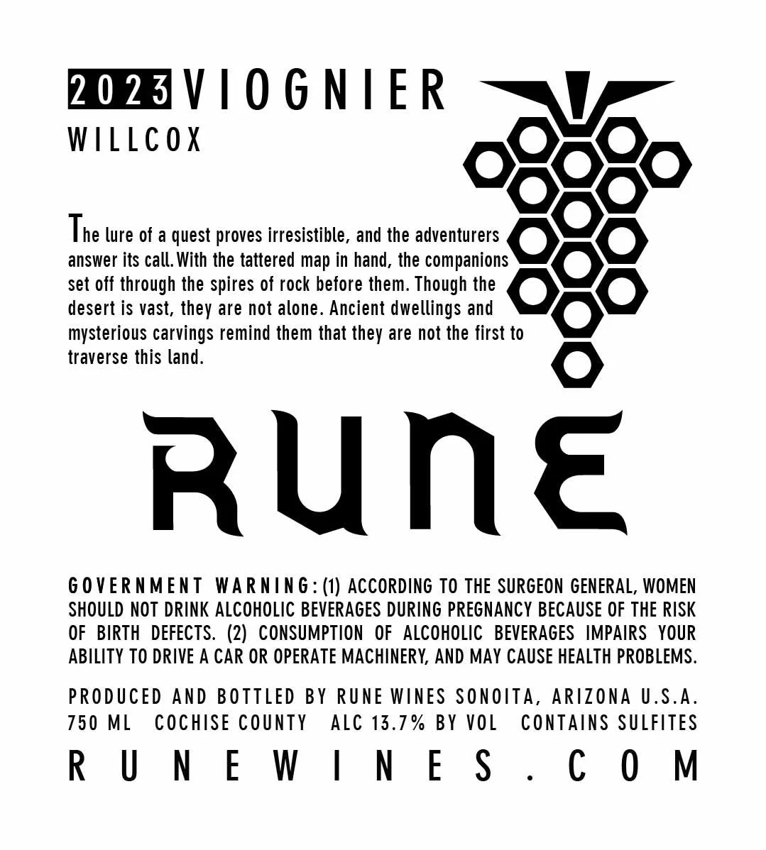 2023 Viognier | Rune Wines